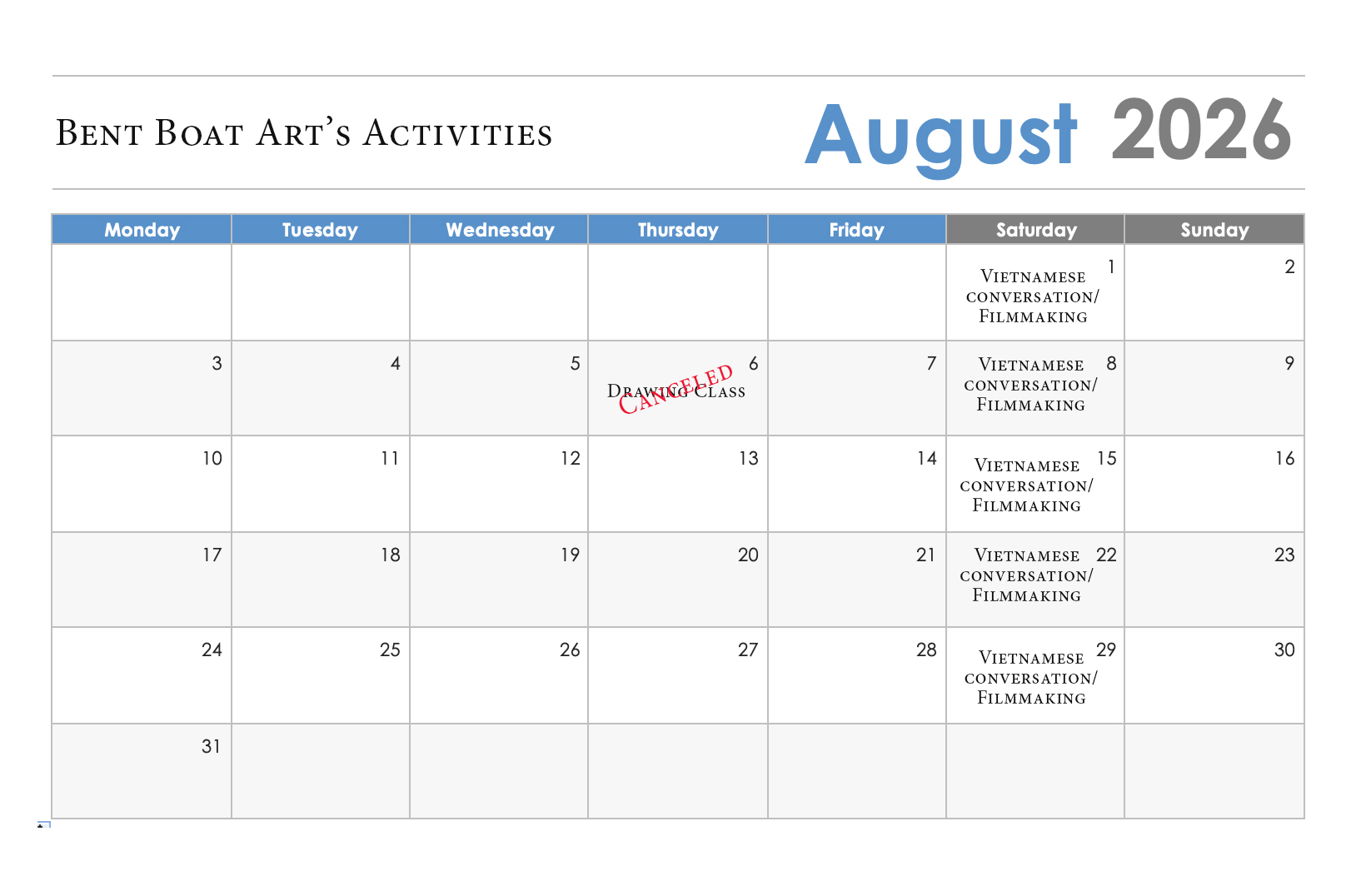 August